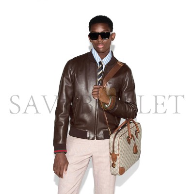 GUCCI GG EMBLEM MEDIUM BRIEFCASE 821159 (40*30*6cm)